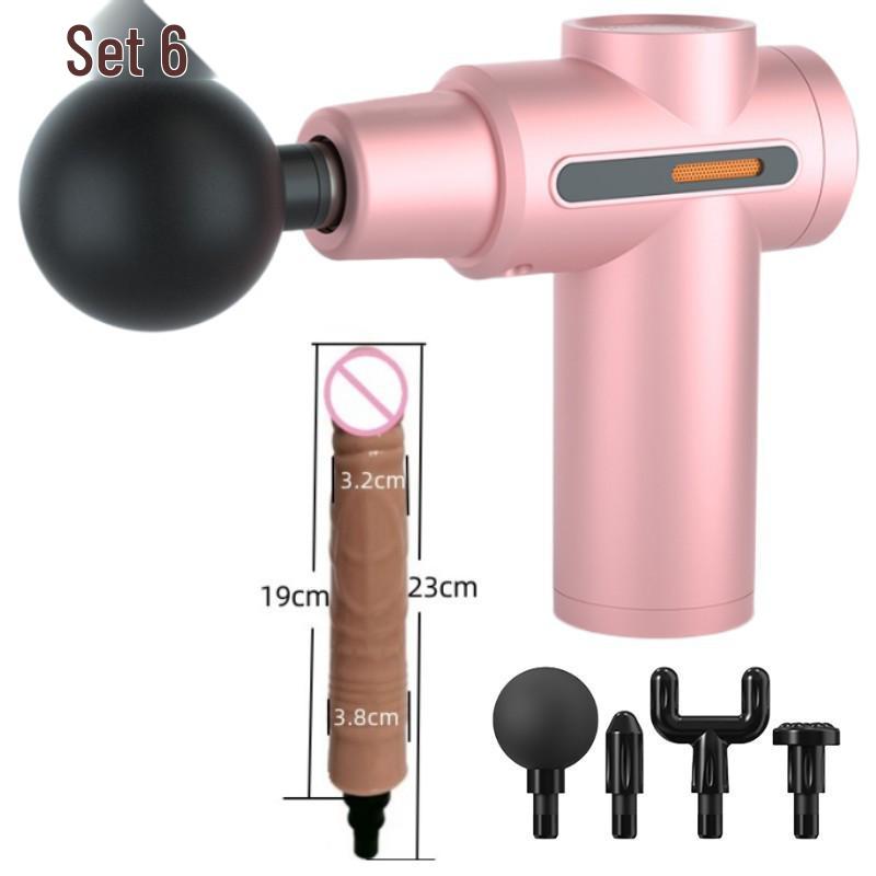 Silicone Adapter Replacement for Electric Fascia Massage Gun - Universal Head for Men & Women.
