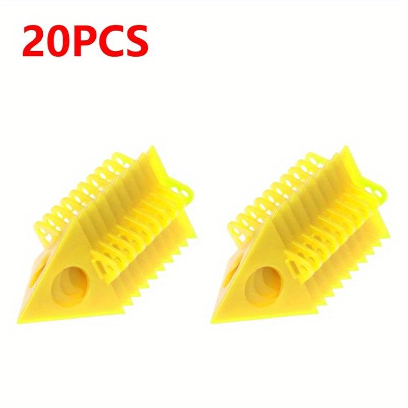

20 шт. пирамидальные подставки для краски, мини-треугольные подставки, треугольные подставки для краски, кронштейны для ног, столярные инструменты, аксессуары, набор квадратных подушек для краски для плотника жёлтый