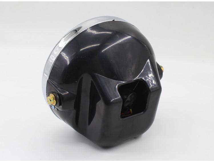 Seven-Inch Round Headlight for YBR/E, JYM-2, Tianji Tianqi 125, Tianjian 125 Motorcycles