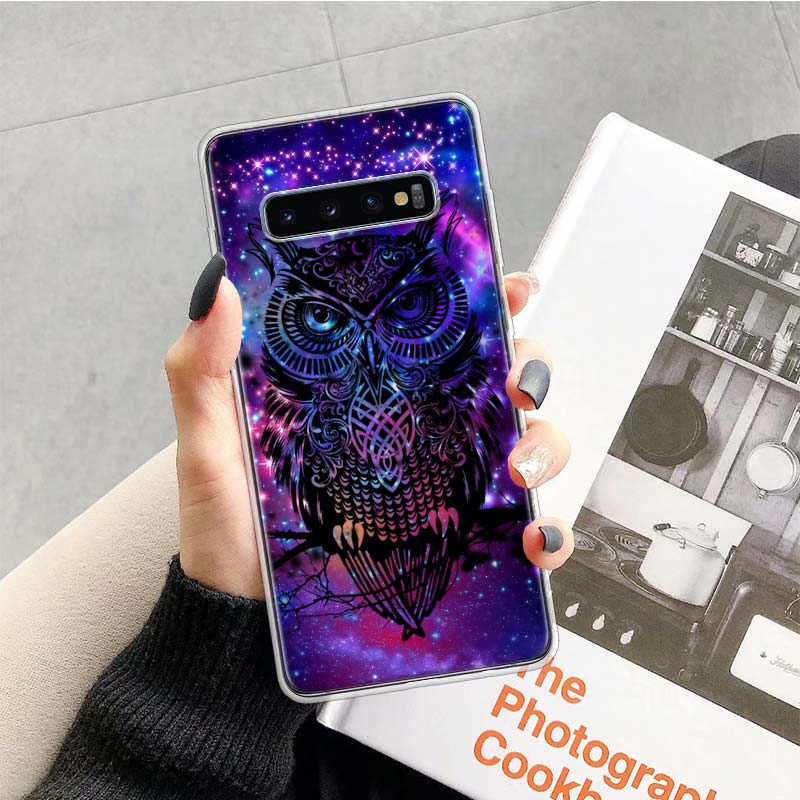 Animal Owl Phone Case For Samsung Galaxy S26 Ultra S23 S24 S25 Edge S20 FE S21 S22 Plus Soft Print Shell Cover Fundas Galaxy S23