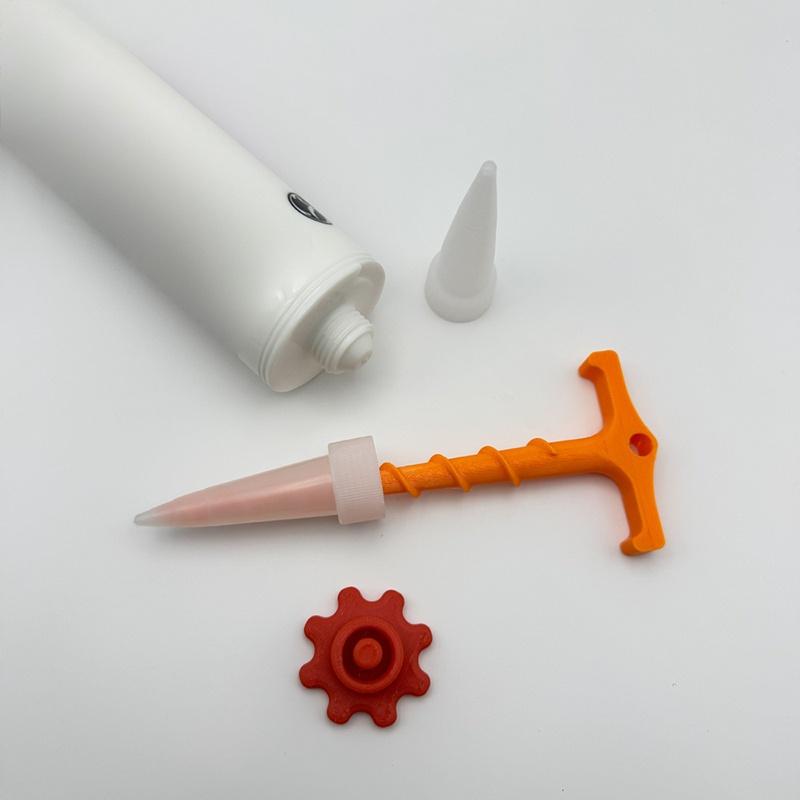 §Sealant Nozzle Cleaner Cap, Universal Glue Nozzle Cleaner, Prevents Drying For Glass Caulk Tubes Standard Size DIY Tool