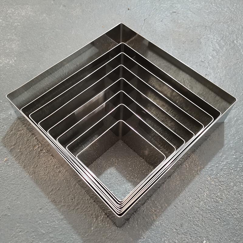 Dian 304 Stainless Steel Square Mousse Cake Mold 12 inch