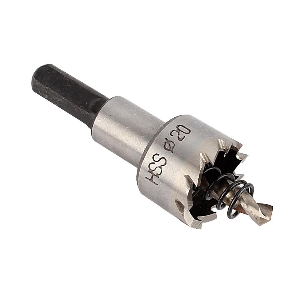 20mm Diameter Hole Saw Cutter Triangular Shank Metal Drill Bit For Wood Drilling