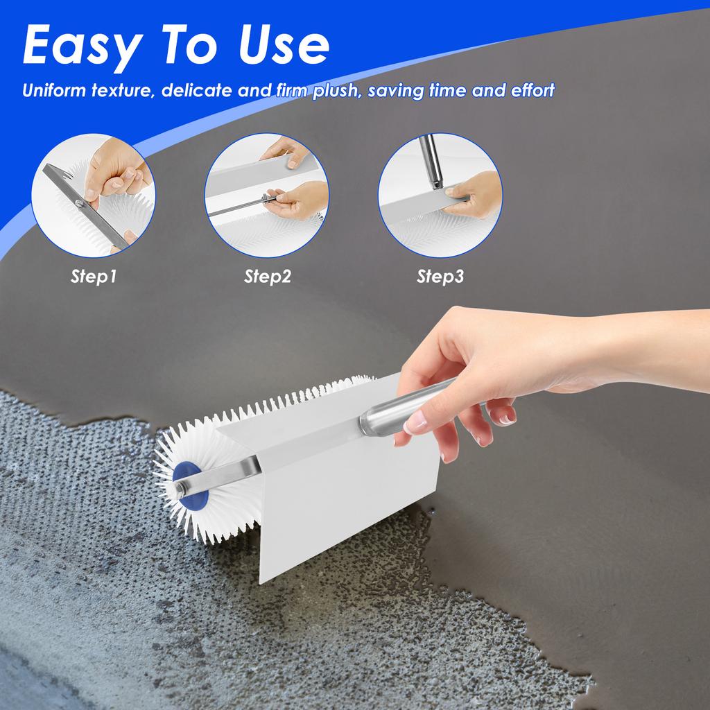 Spiked Screeding Compound Roller Self-leveling Cement Tools Labor Saving Screed Surface Compound Roller Bubble Removal Tools
