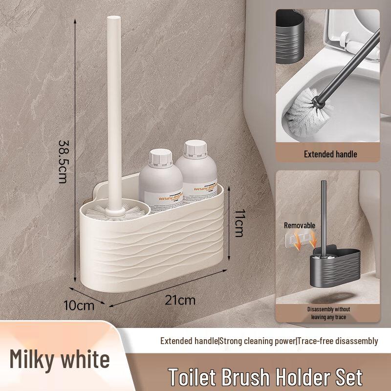 LIEI Bathroom Toilet Brush with Storage Rack