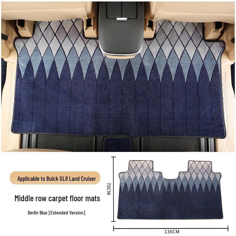 25 Buick GL8 Luxgen PHEV Middle Row Carpet Floor Mats - Interior Upgrade