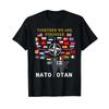 OTAN OTAN com Finlândia e Suécia Juntos somos Mais Fortes Camiseta vintage Lavada Respirável Unissex homem Esticada