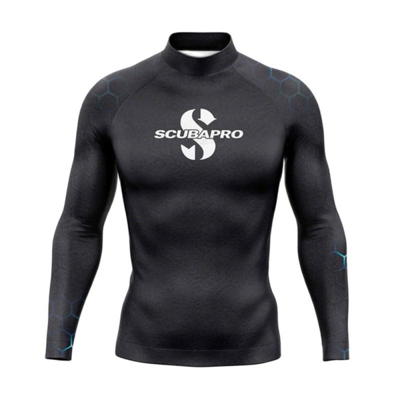 Mens UPF 50 Long Sleeve Rash Guard Surfing Diving Swimming UV Protection Sunproof Beach Wear