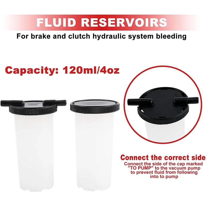 23-teiliges Hand-Vakuumpumpe-Tester-Set mit Manometer und Bremsenentlüfter-Kit für Automobile Auto-Diagnosewerkzeug