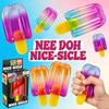 NeeDoh Nice-Sicle Eis am Stiel Sensorisches Quetschspielzeug Super Stress-Eis am Stiel Linderung für Kinder Erwachsene Sommer-Festivals Geschenke
