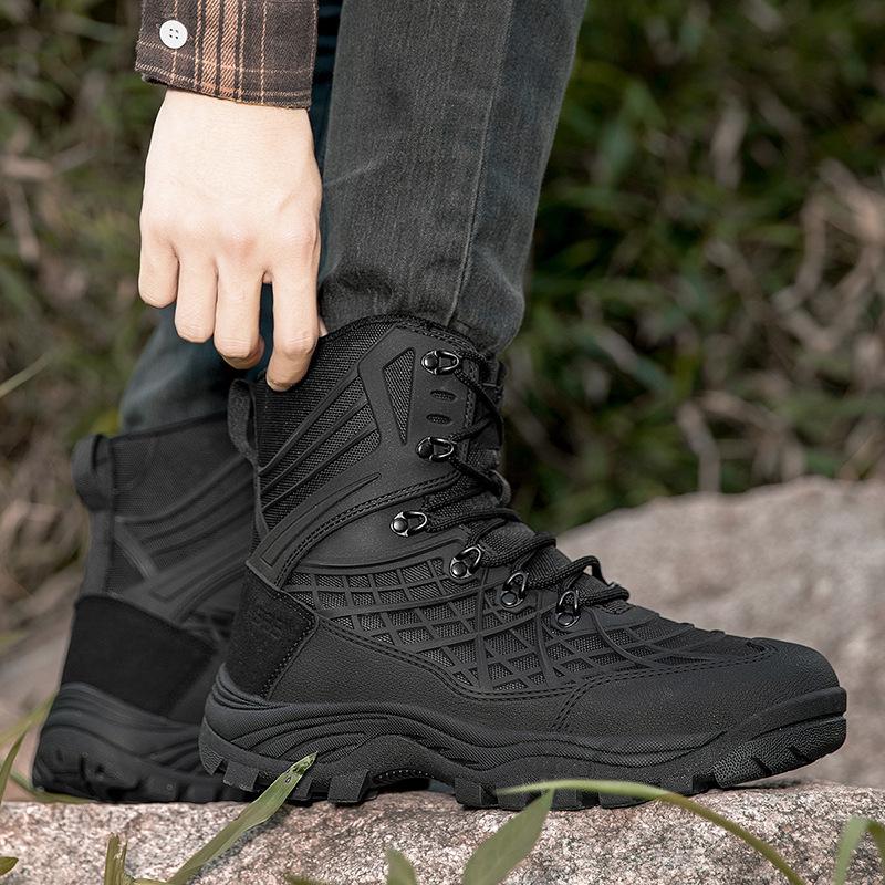 Men's Plus Size Durable Combat and Hiking Boots for Special Forces