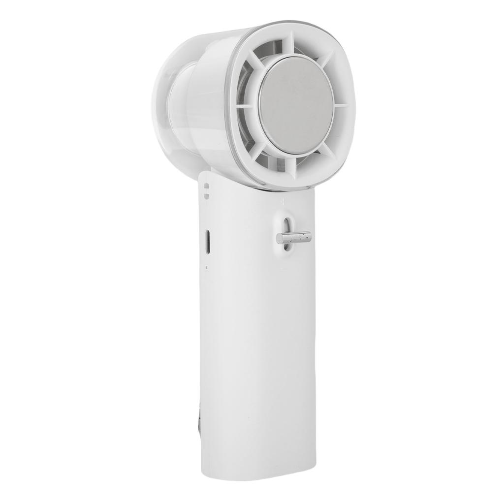 Portable Handheld Fan 5 Speeds Quiet Rechargeable   High Speed Cooling Fan with Lanyard for Travel Home Beach