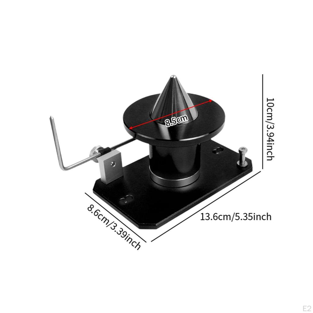 Lawn Mower Blade Balancer Infinitely Adjustable 8.6x13.6x10cm Easily Install High Precision