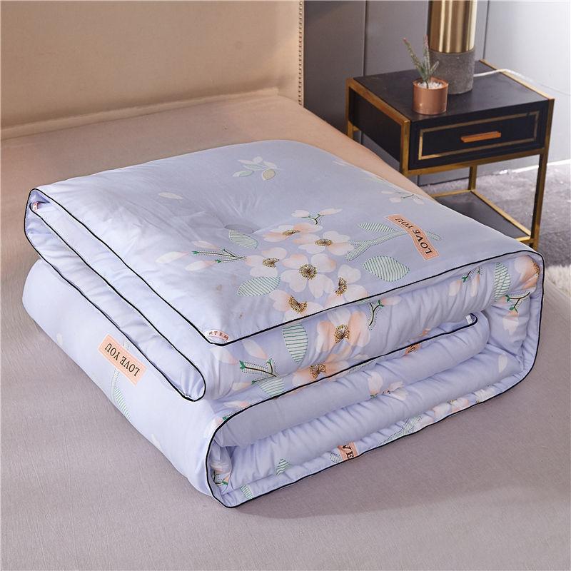 Edredón de seda de hielo 100 % genuino, de seda morera, con núcleo cálido, para primavera y otoño, para dormitorio de verano, con aire acondicionado fresco, para cama. 150x200cm 1pc