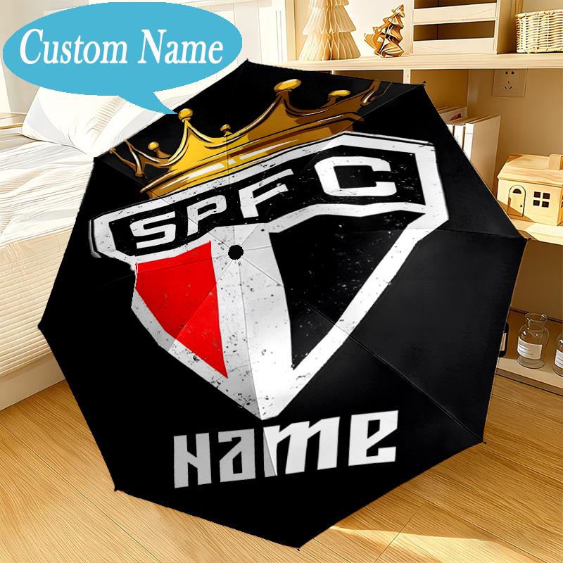 Custom Name Umbrella SPFC Team Spirit Umbrella 8-Frame for Travel, Camping, Casual Lightweight Portable, Essential for Family Gifts