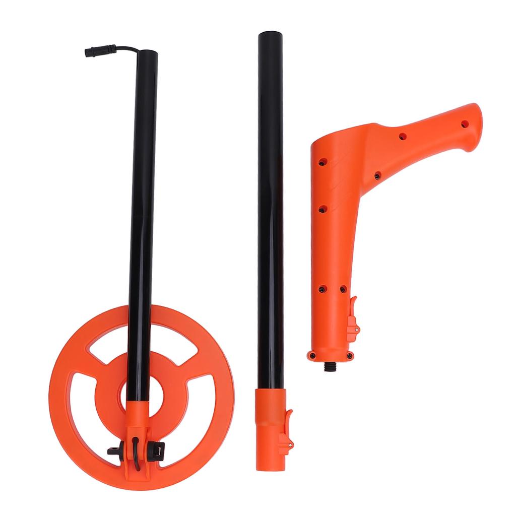 Handheld Metal Detector 6 Inch Search Coil LCD Display Retractable Metal Tester with Sound and