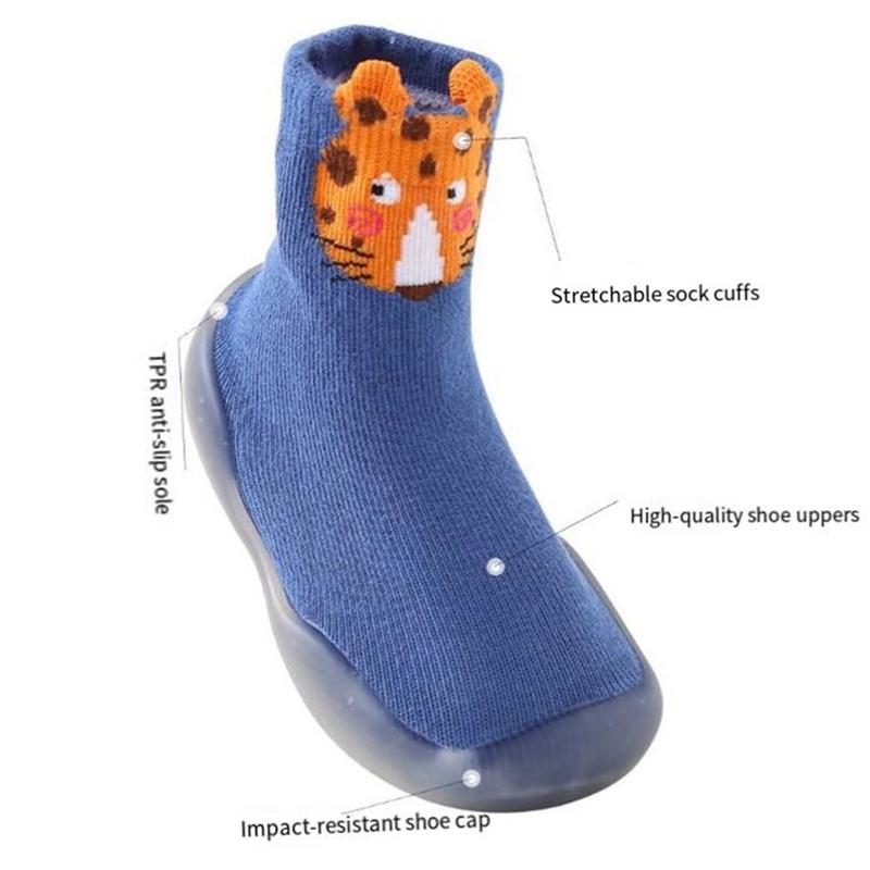 Toddler Baby Kids Non-slip Walking Socks Warm Socks Shoes Socks