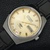 GEBRAUCHTE VINTAGE CITIZEN AUTOMATIC 8200 JAPAN HERRENUHR MIT GOLDFARBIGES ZIFFERBLATT a434854-2 R123-a434854