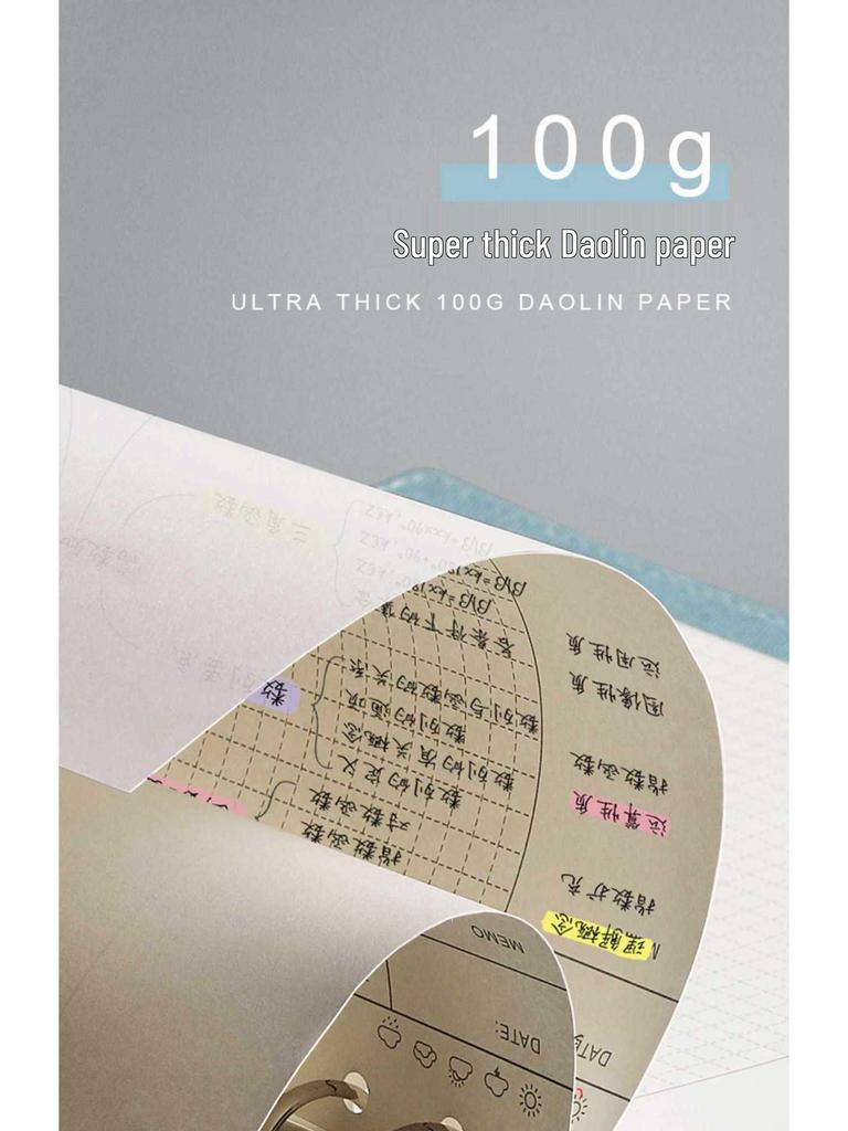 Large A4 Grid Softcover Mind Map Notebook for Exams