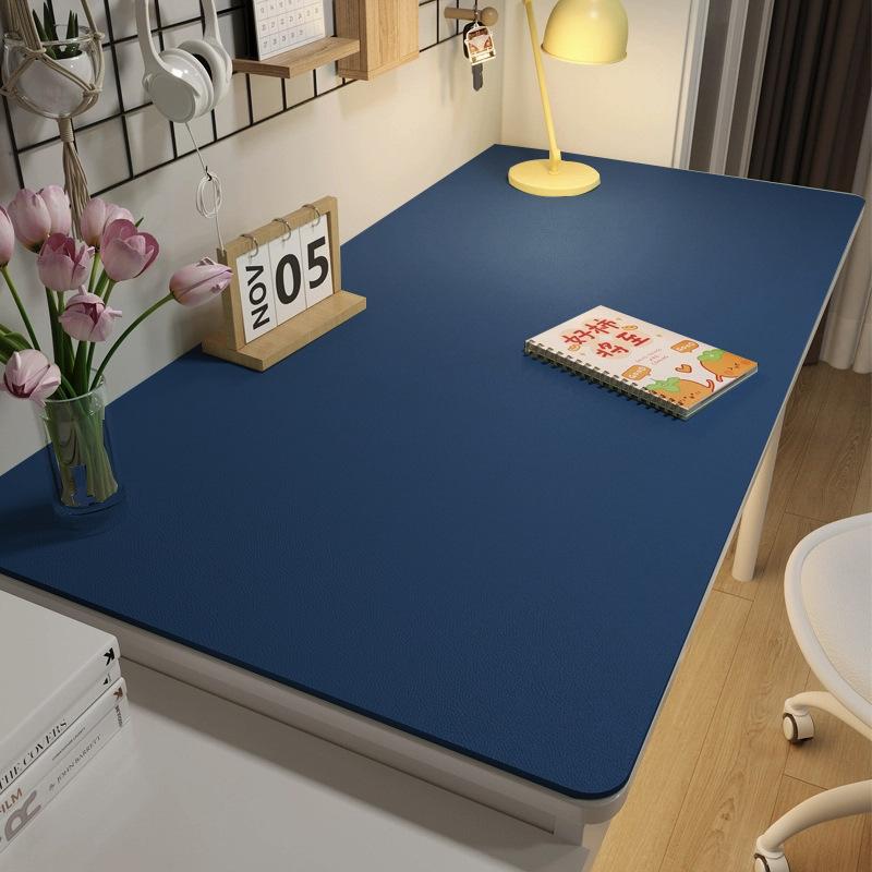 Non-slip Waterproof Desk Mat: Student Eye Protection, Wash-free Leather, Solid Color, Dirt-resistant for Computer or Coffee Table.