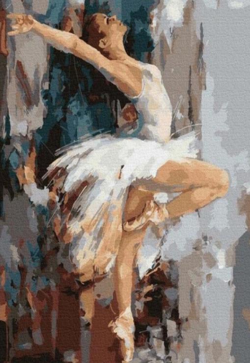 Painting by Numbers for Adults Ballerina Picture Gift Birthday Wife