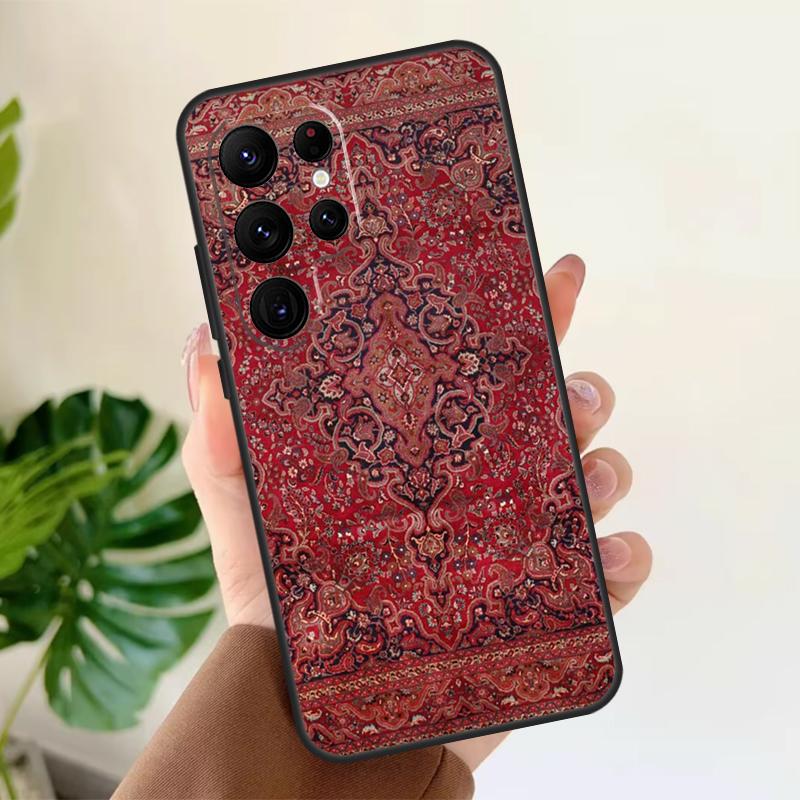 Persian rug art Soft Case For Samsung Galaxy S25 Ultra S21 S22 S23 S24 Plus S9 S10 S20 FE S24 FE Phone Cover