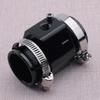 34mm Black Car Water Temp Temperature Joint Pipe Sensor Gauge Radiator Hose Adapter With Clamps