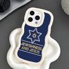 Jewish David Star Mobile Cell Phone Case for iPhone 17 16 15 14 13 12 11 Air Pro Max Plus Wavy Edge TPU Colorful Cover Cover