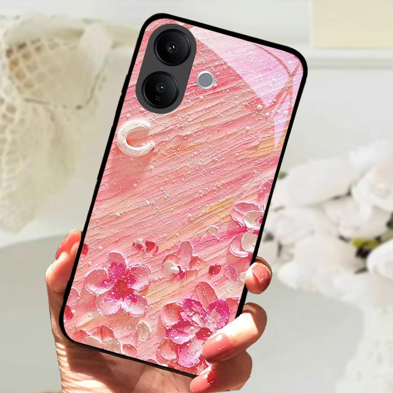 Hartowane Szklane Etui Na Telefon VIVO V60 Lite V60Lite Pokrowiec Fajne Malowany Wilk Lew Odporne Na Wstrząsy Etui Na Vivo V 60 Lite Obudowa Funda