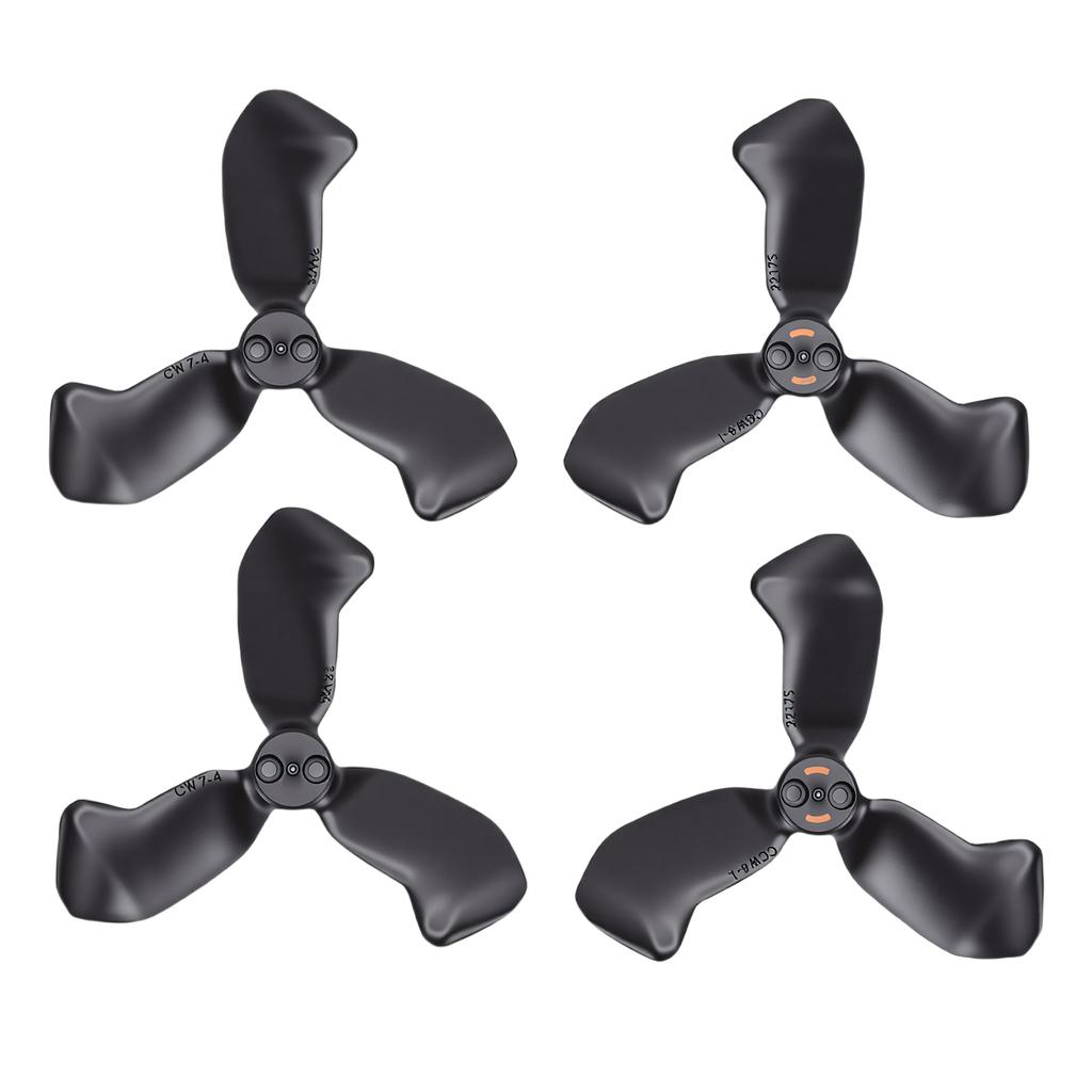 4PCS 3 Vanes Propellers Fit for DJI NEO 2 Drone PC Low Noise Drone Replacement Paddles Lightweight Extended Flight Time