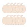 Set of 10 Unfinished Pumpkin Cutouts Paintable Plaque for DIY Halloween Thanksgiving Decoration Party Supplies