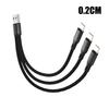 3 In 1 100W 6A USB-A to 3 ×Type-C Fast Charging Data Cable For iPhone 17 Samsung Xiaomi Android Phone USB C Data Transfer Cord