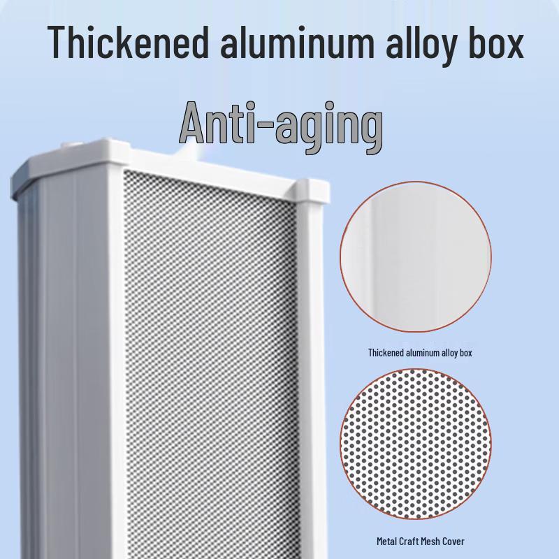 Xiantech 6.5-inch Outdoor PA Column Speaker CN Plug (adapter Included)