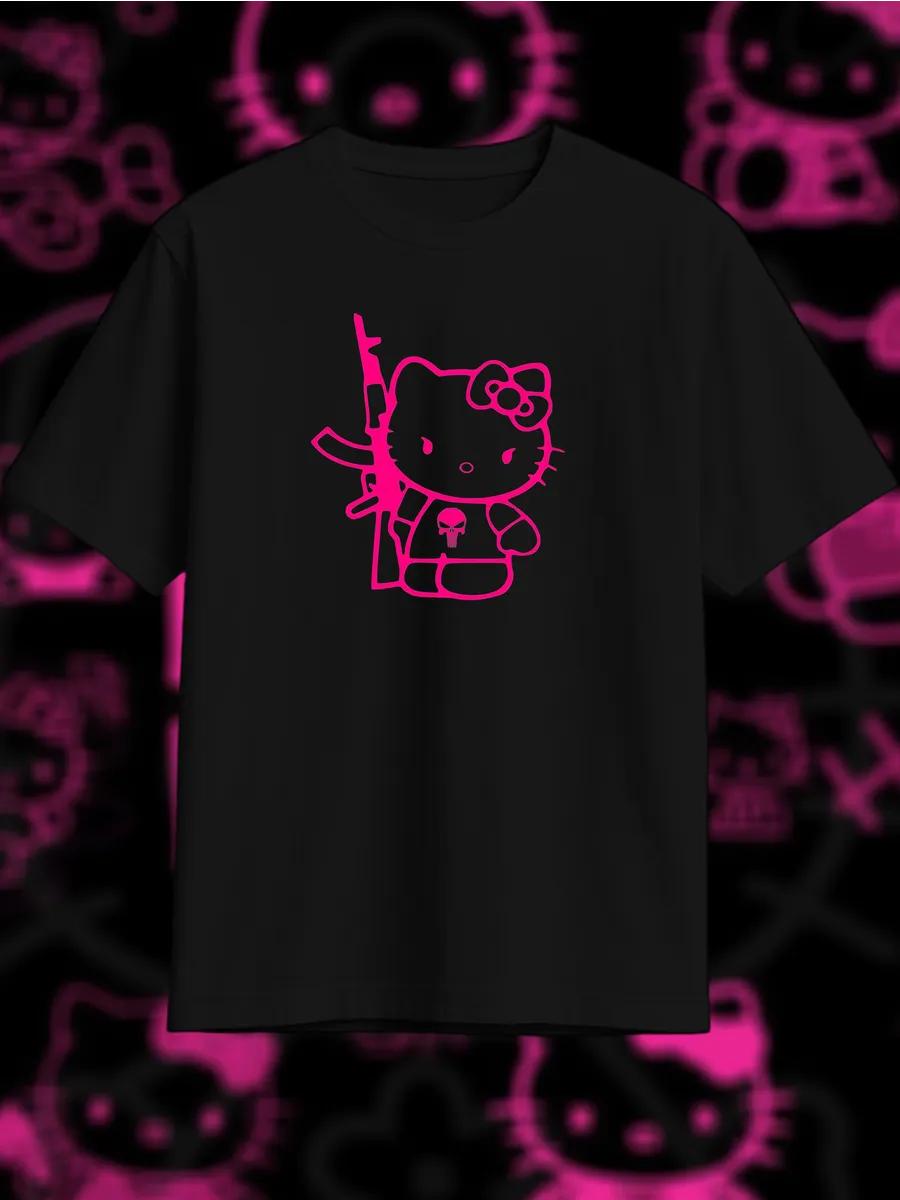 Men s cyborg cyber stalker cyberpunk print T-shirt 4XL