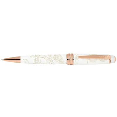 Bolígrafo Cross Bailey Dragon Year (Blanco perla/oro rosa) (Bolígrafo)