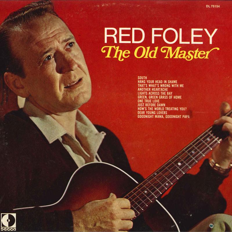 

LP Record RED FOLEY - Old Master DL75154 DECCA 1969 US Folk Used