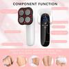 Electric Body Contouring Massager Adjustable Cordless Portable Deep Tissue Relaxation for Home Travel Office Unisex Care Device