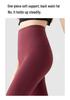 Spring 2026 Slim Fit Yoga Pants: Abdominal and Hip Support, Back Waist Pocket, Solid Color, Outdoor Wear, Tight-Fitting, Thin Style, New Arrival.
