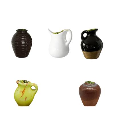 For Mini Vase Fridge Magnets for Refrigerator or Desk Decoration Leak Resistant Water Holding Tiny Resin Vases