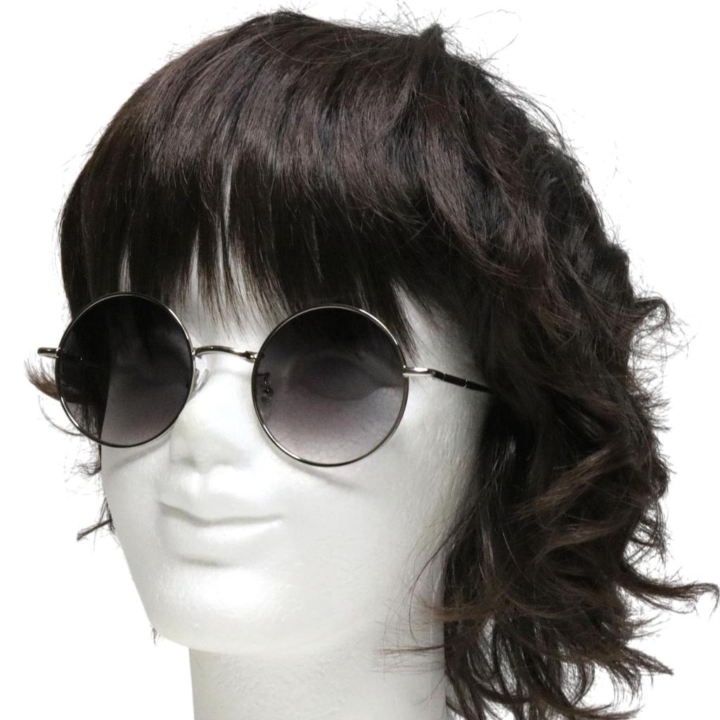 Bercute Silver and Smoke Half Fashionable Fashionable Eyewear for Men and Perfect for and Mountain UV Colored and Sunglasses, Eyewear, Women, Round,