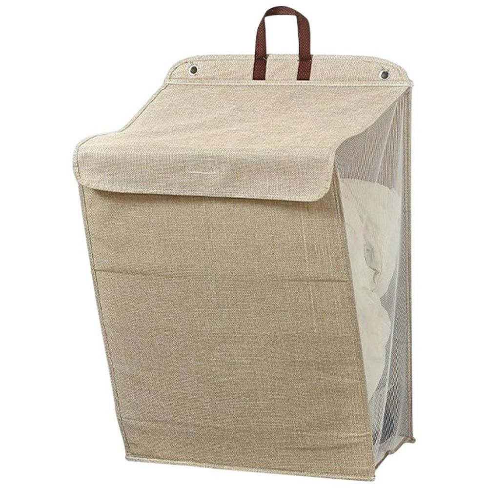 Collapsible Laundry Hamper for Bathroom Clothes Basket Wall Mounted Laundry Baskets (Size: L)