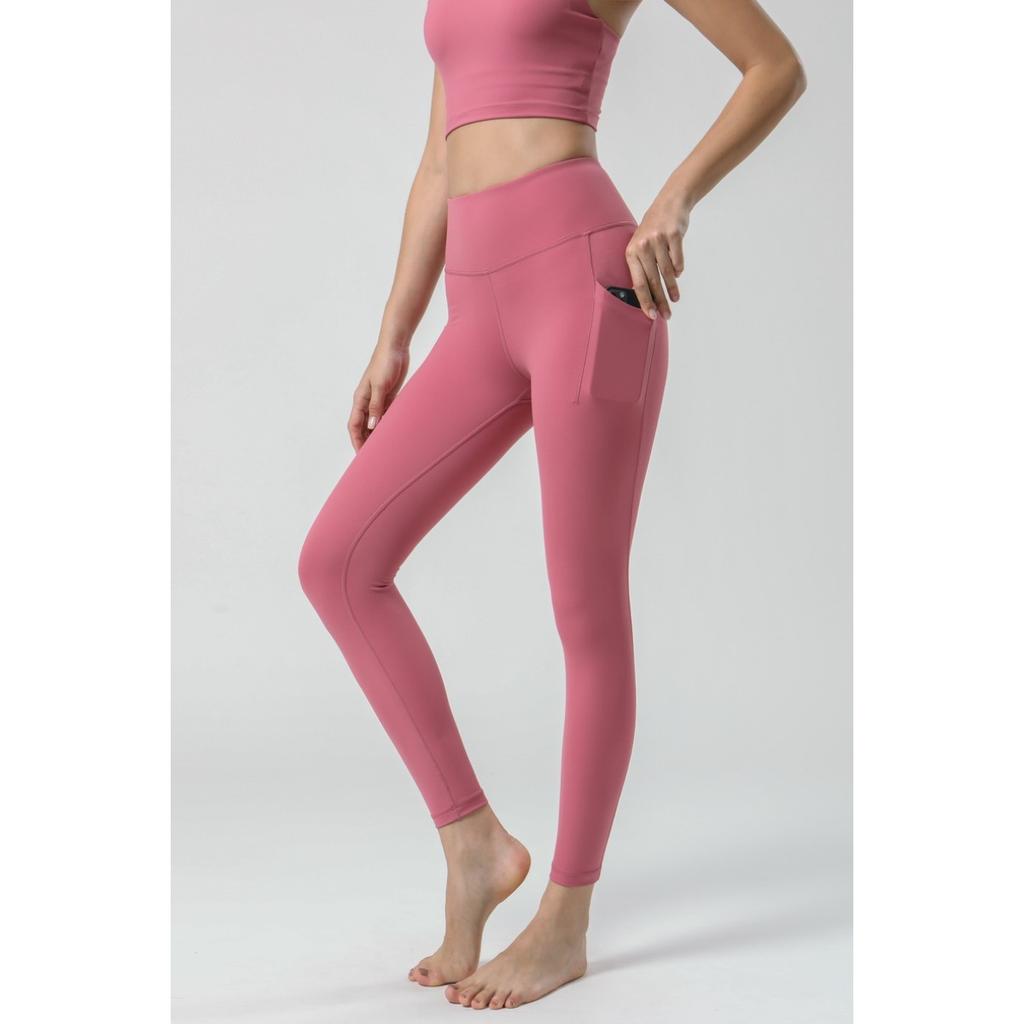 Women's High Waist Yoga Leggings with Pockets Naked Feeling Slim Fit Workout Pants