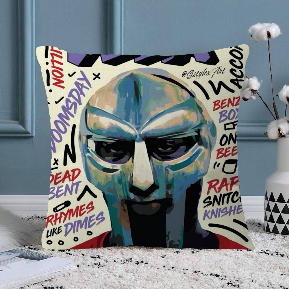 MF DDoom Madlib Pillow Cover for Bedroom Room and Living Room Sofa Decorative Cushion Cover