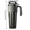 Large Capacity Insulated Cup 304 Stainless Steel Vacuum Flask Insulated Water Bottle  Sport Mode