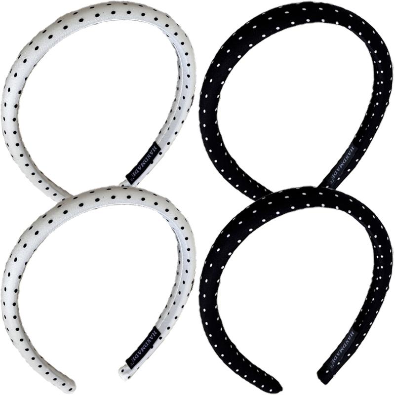 Polka Dot Wide-brimmed Headbands Women's Korean Simple Versatile Hair Band Hair Accessories
