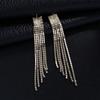 New Slimming Earrings: European and American Style  Vintage Charm  Fashionable and Exquisite Tassel Dangle Earrings