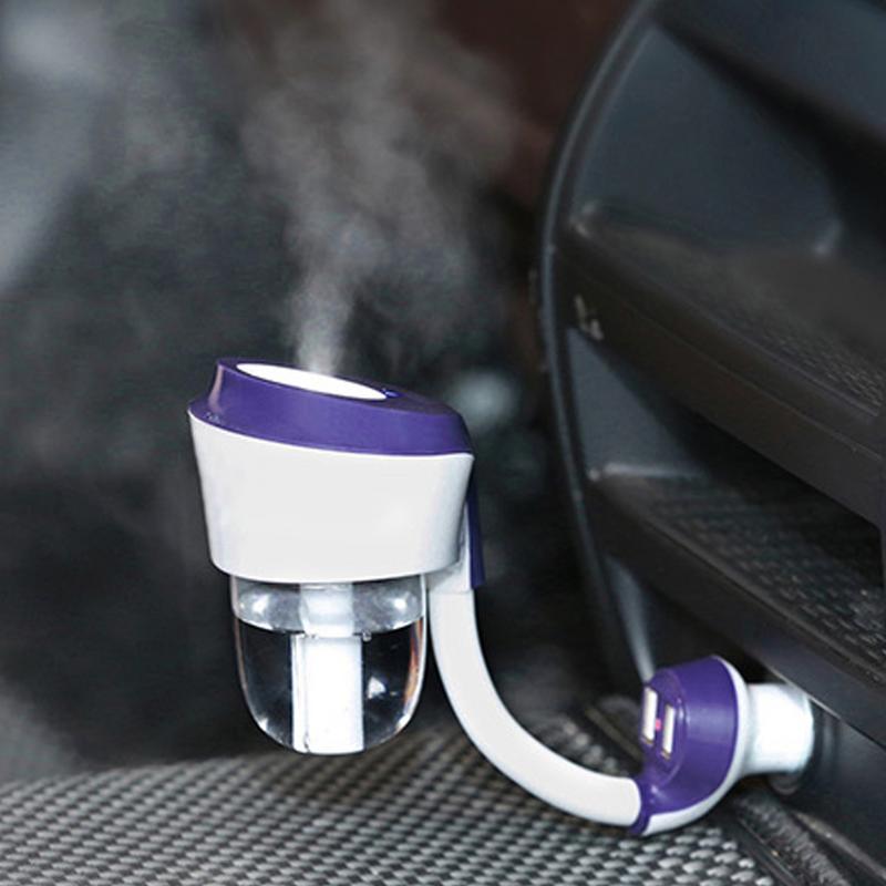Tragbarer Luftbefeuchter für Fahrzeuge Kleiner USB-Luftbefeuchter mit Duft Fahrzeug-Duftöl USB-Duftnebelreiniger Aromatherapie für