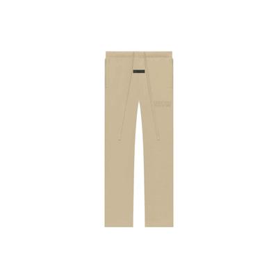 SS23 Relaxed Sweatpants Sand Logo Print Men Bottoms Sand-White FOG-SS23-011