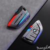 Keychain Cover Shell Accessory Cool Race Style Car Key Case For BMW X1 X3 X5 X6 X7 1 3 5 6 7 Series G20 G30 G11 F15 F16 G02 F48 ZX2