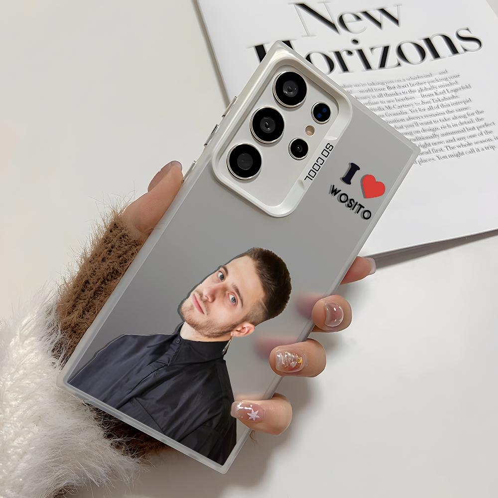 

Singer V-ValentIin O-Oliva Phone Case For Samsung Galaxy S25 Edge S24 S23 S22 S21 S20 Ultra Funda Silicone Silver Cover Galaxy S24plus